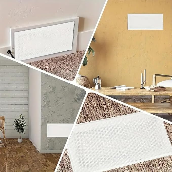 6-Pack White Magnetic Vent Covers 5x13 Inch - Image 4
