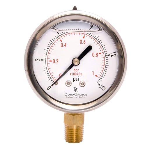2-1/2" Oil Filled Vacuum Pressure Gauge by DirectMaterial