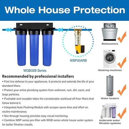 iSpring Whole House Water Filter System, Highly Reduces Sediment, and up to 99% - Image 8