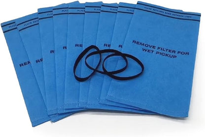 Smilefil 9 Pack Wet Dry Vacuum Filter Bags Compatible by SmileLifeUSA