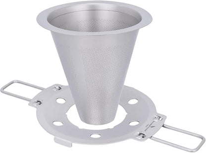 iBasingo Titanium Coffee Filter Pour Over Coffee Dripper by iBasingo