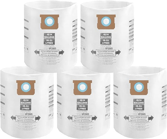 for Shop Vac Bags 10-14 Gallon, Type F 90662 9066200 9066233; Type I 90672 by ALYYDBG