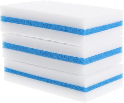 Luxshiny 10pcs Three-Layer Reusable Kitchen Sponge Scrubber Lightweight by Luxshiny