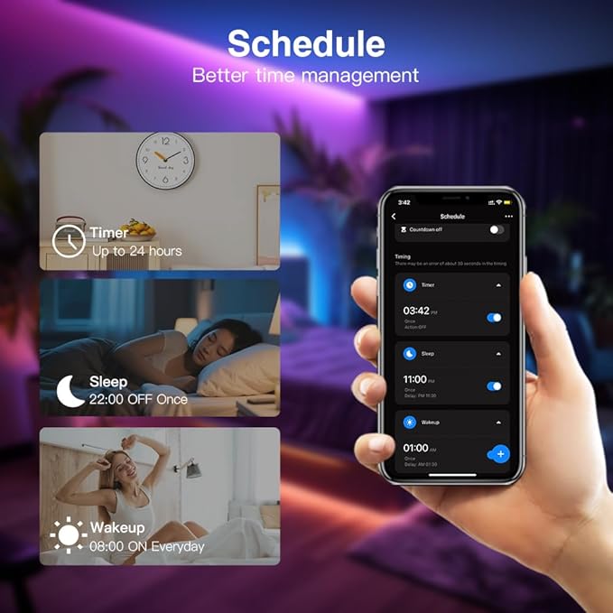 ZigBee Tuya SPI Pixel LED Strip Light Controller Smart Life APP Control RGB IC Dynamic Lighting Static Mode Music Sound ZigBee2mqtt Home Assistant WS2811 SK6812 WS2805 (Tuya ZigBee Hub Require)