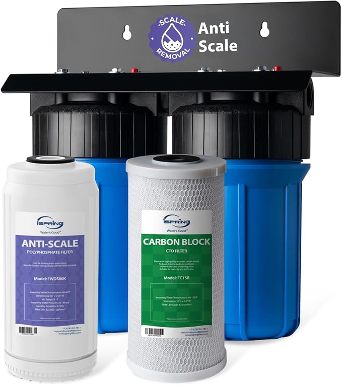 iSpring WGB21B-DS 2-Stage Whole House Water Filtration System, by iSpring