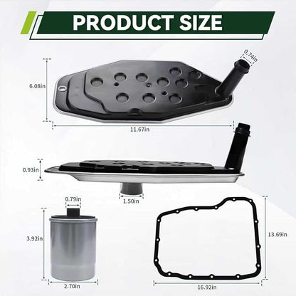 YEEDO 45RFE 545RFE 68RFE Transmission Filter Oil Pan Gasket Kit Fit - Image 2
