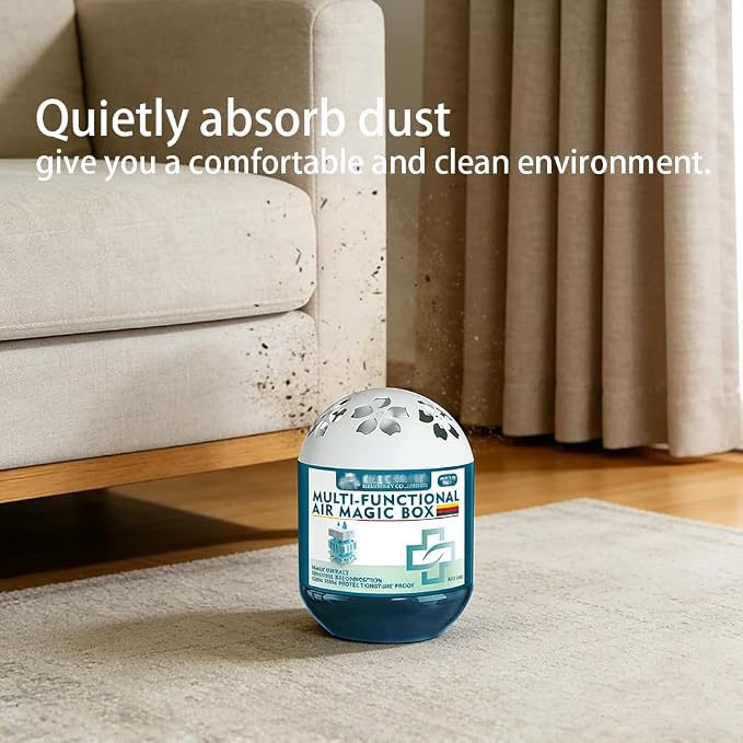 Air Magic Box, Indoor Air Purification Dust Removal Magic Box, Requires No - Image 3