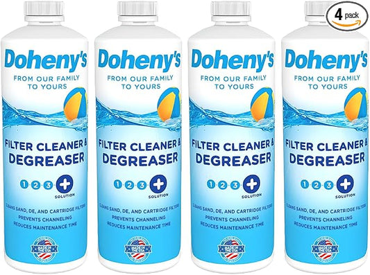 Doheny's Pool Filter Cleaner Degreaser | 100% Professional-Grade | Prevents by Dohenys