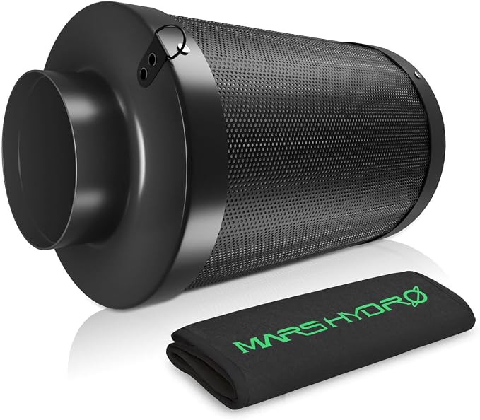 MARS HYDRO 4 Inch Carbon Filter, Inline Air Filter Odor Control by MARSHYDRO