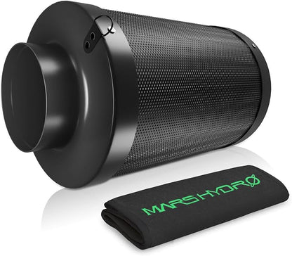 MARS HYDRO 4 Inch Carbon Filter, Inline Air Filter Odor Control by MARSHYDRO
