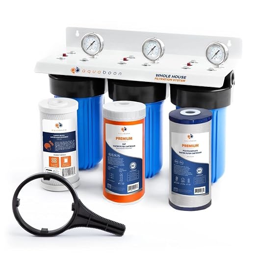 Aquaboon 3-Stage Whole House Water Filtration System by Aquaboon