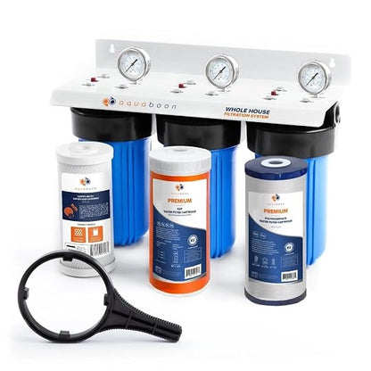 Aquaboon 3-Stage Whole House Water Filtration System by Aquaboon