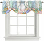 Easter Tie Up Valance Curtains for Windows, Kitchen Curtains Window Shades by Unknown