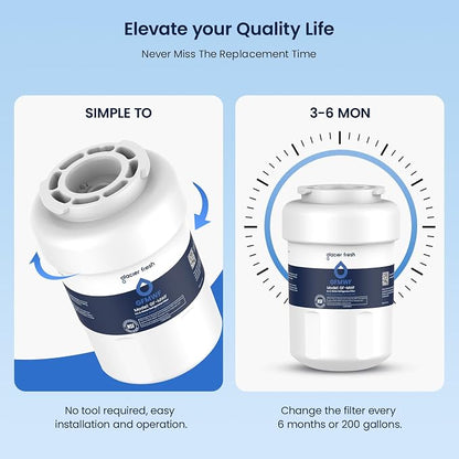 GLACIER FRESH Replacement for MWF Refrigerator Water Filters, SmartWater MWFP - Image 7