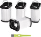 4 Pack Replacement Vacuum Filter by Ginesker