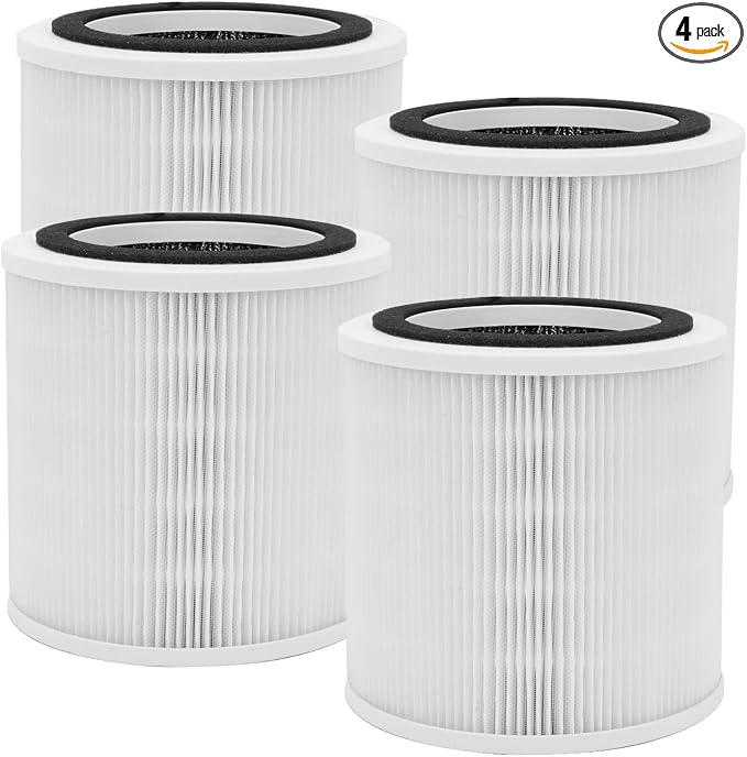 H7126 Filter Compatible with Govee H7126 Mini Air Purifier, Fit by Netezza