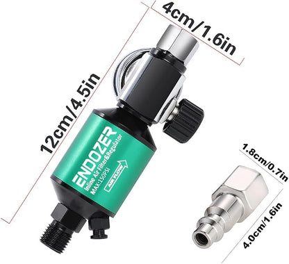 ENDOZER G1/4" Inlet and Outlet Air Compressor Water Separator Clean Dry Air - Image 2