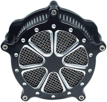 Air Filter Intake Cnc Cut Air Cleaner Venturi Motorcycle Chrome Kit by Unknown