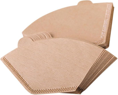 COHEALI 200pcs Unbleached Coffee Cone Filters by COHEALI