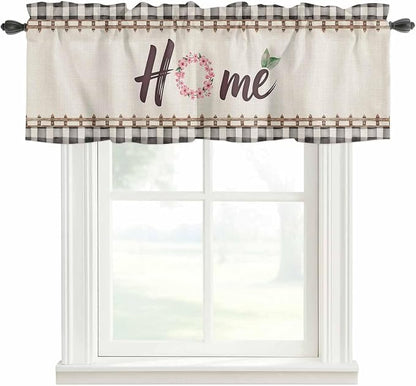 Spring Flowers Curtain Valances by Unknown