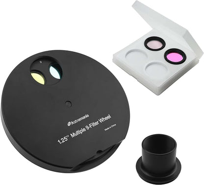 Astromania 1.25" Multiple 9-Position Filter Wheel - Image 4