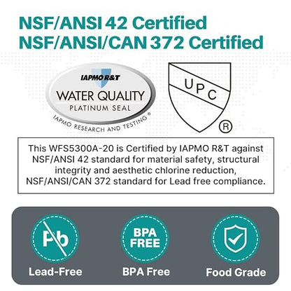ICEPURE WFS5300A-20 5 Years or 40K Gallons Under Sink Water Filtration System - Image 3