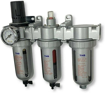 3/8" COMPRESSED AIR FILTER REGULATOR/DESICCANT DRYER/COALESCING FILTER - Image 6