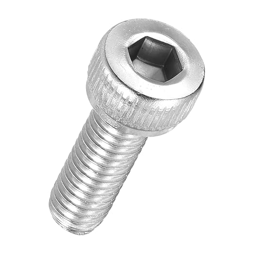 Kozelo 100pcs Socket Head Cap Screws - [M4-0.7 x 10mm] 304 Stainless Steel Allen Socket Drive for Electrical Motor 3D Printing Fan Engine Replacement Use, Silver