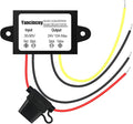 Yancincny 24V 10A 240W DC-DC Buck Converter 30V-90V to 24 Volt 10A Transformer - 36V 48V Step Down to 24V Waterproof Power Supply for Truck/RV/Marine/Solar - Overload and Short Circuit Protection