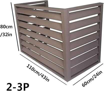 Aluminum Outdoor Condenser Protective Cover, freestanding Enclosure to Cover - Image 2
