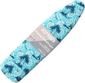 ZCFYGDX 15" x 50" Ironing Board Cover Scorch Resistant,Wear & Soil Resistant Covers, Easy Installation Elastic Edges 3 Fasteners,Lightweight & Breathable Coconut Tree Sailboat Print Size-L
