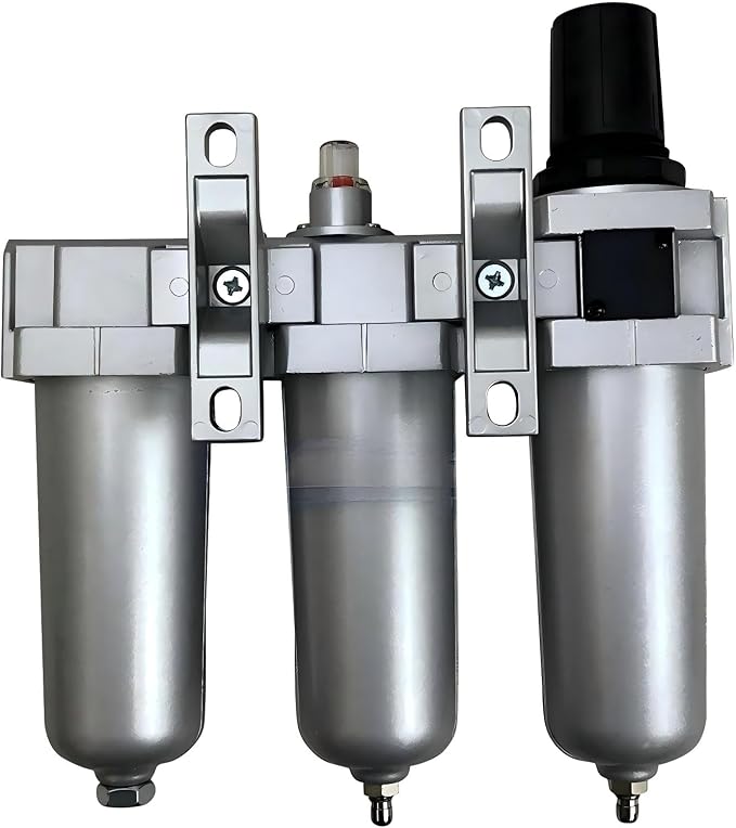 1/2" NPT Heavy Duty Compressed Air Filter Regulator Coalescing Dsiccant Dryer - Image 7