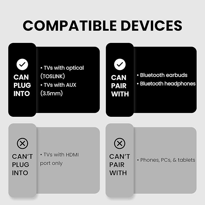 Avantree Oasis Plus 2 Bluetooth 5.3 Transmitter for TV w/Optical or AUX Output, Wireless Adapter for Headphones/Speaker, aptX-Adaptive, Remote Volume Control, Soundbar Passthrough