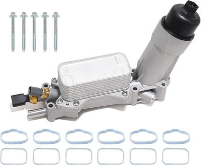 926-959 Aluminum Engine Oil Filter Housing Oil Cooler Kit by Unknown