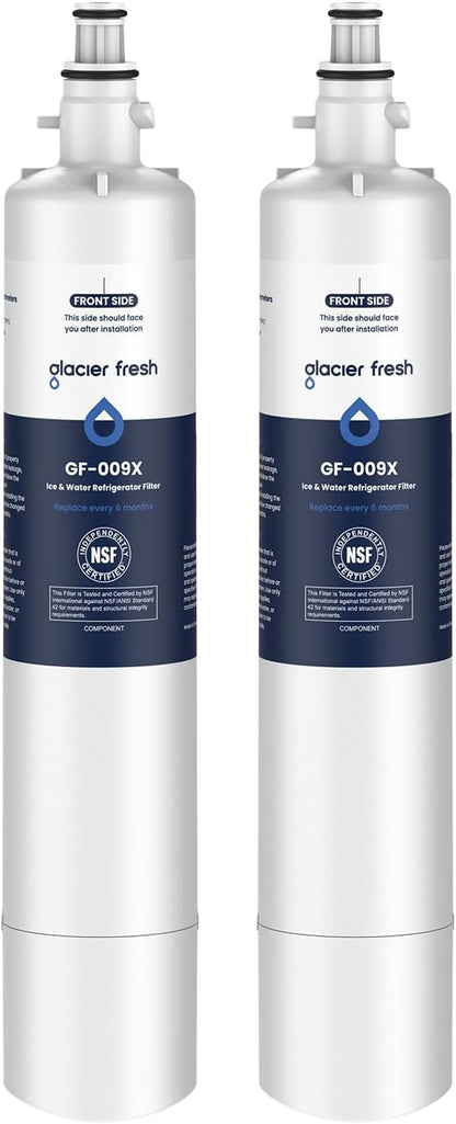 GLACIER FRESH Replacement for RPWFE, RPWF Refrigerator Water Filter, Compatible by GLACIERFRESH