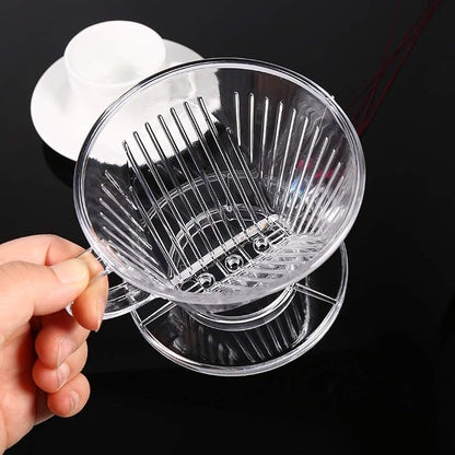 Transparent Cone Shaped Reusable Coffee Filter, Portable Drip Coffee Maker Cup - Image 8