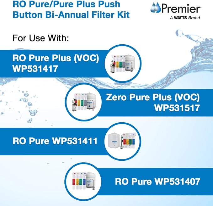 Watts Premier Bi-Annual RO Pure Plus 2-Pack Filtration Kit - Image 5