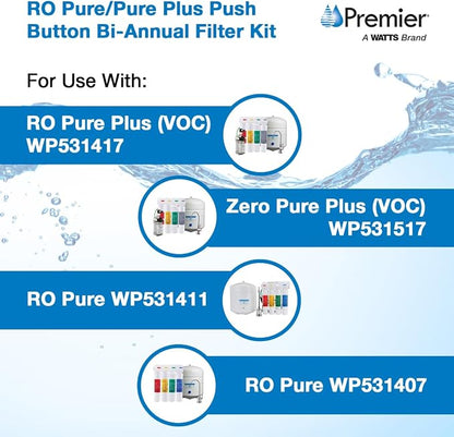 Watts Premier Bi-Annual RO Pure Plus 2-Pack Filtration Kit - Image 5