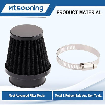 Mtsooning Universal Air Filter, 50mm Motorcycle Cone Intake Breather Cleaner - Image 6