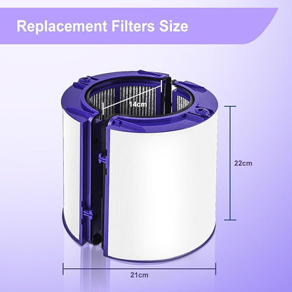 2 Pack Upgraded 2-IN-1Filter Replacement Compatible - Image 3