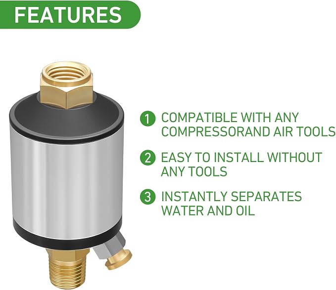 Watflow Air Compressor Water Separator Filter - Image 3