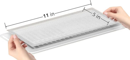 6-Pack White Magnetic Vent Covers 5x11 Inch - Image 2