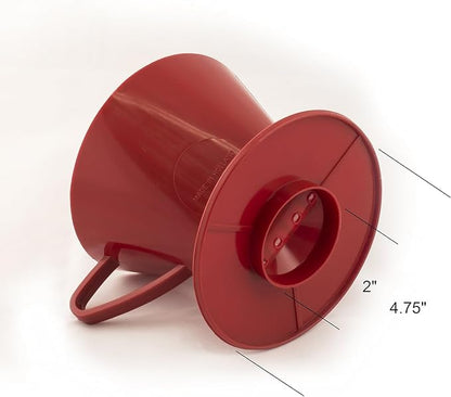 Fino Pour-Over Coffee Brewing Filter Cone, Number 2-Size, Brews 2 to 6-Cups - Image 2