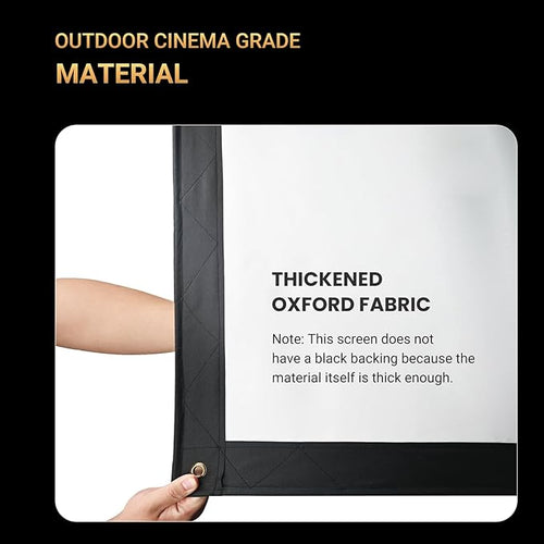 250 Inch Extra Large Projector Screen | Cinema-Grade Huge Movie Screen for Outdoor Use — Perfect for Backyard, Events, Church, School, Corporate by IOLIEO
