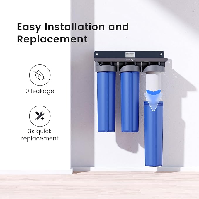 Waterdrop Whole House Water Filter, Carbon Filter, Replacement for, Any 20" x - Image 7