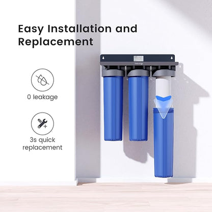 Waterdrop Whole House Water Filter, Carbon Filter, Replacement for, Any 20" x - Image 7