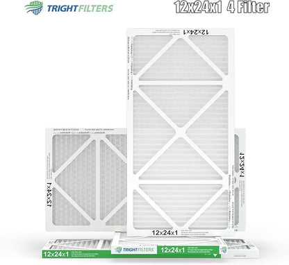 12x24x1 Air Filter 4 Pack, MERV 8 Pleated Dust Defense Air Filters Replacement - Image 9