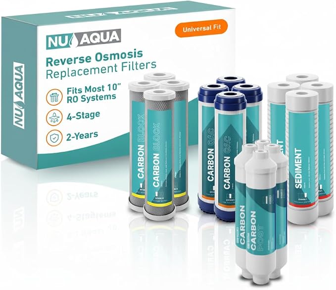 NU Aqua Reverse Osmosis Water Filter System Replacement Set by NUAqua