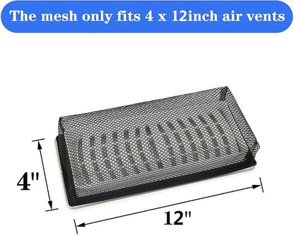 4"x12" Floor Register Trap Covers Screen Air Vent Filters - Image 4