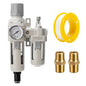 Air Pressure Regulator with Pressure Gauge, Water Separator by LNCHKA